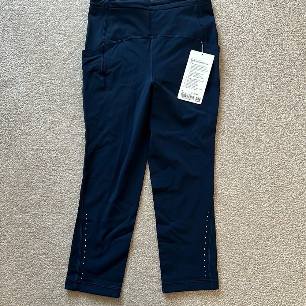 NWT lululemon Swift Speed HR crop 21”